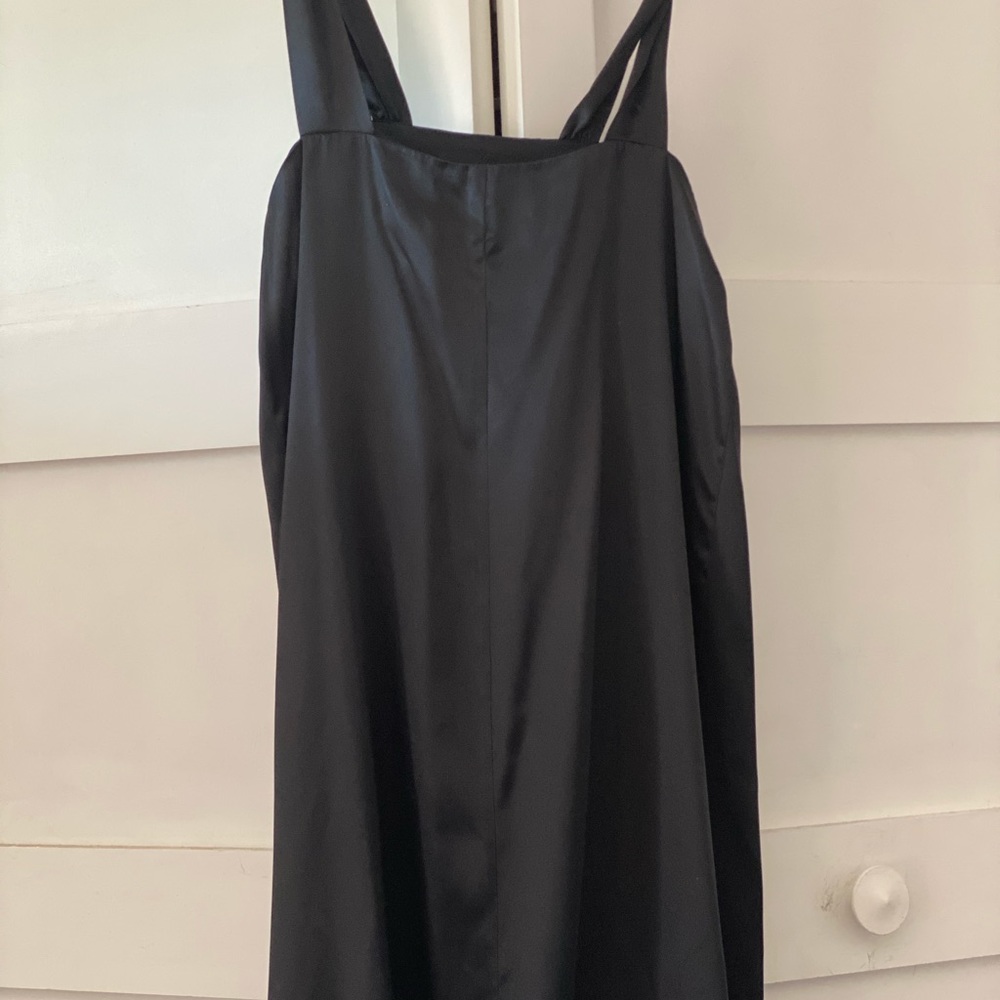 Banana satin mini dress, like new!